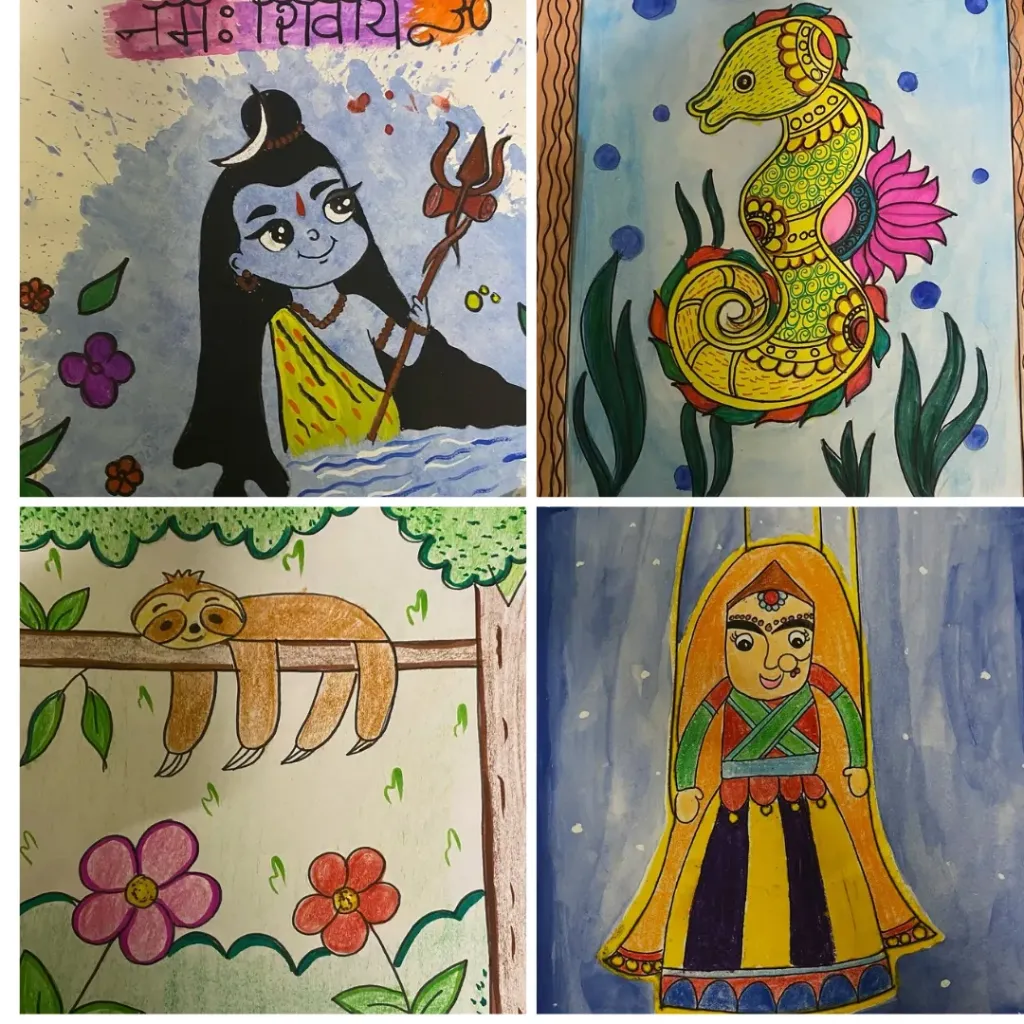Drawing & Colouring (2 Months, Online, Level 1)